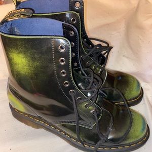 Rub off Dr.Martens green/black